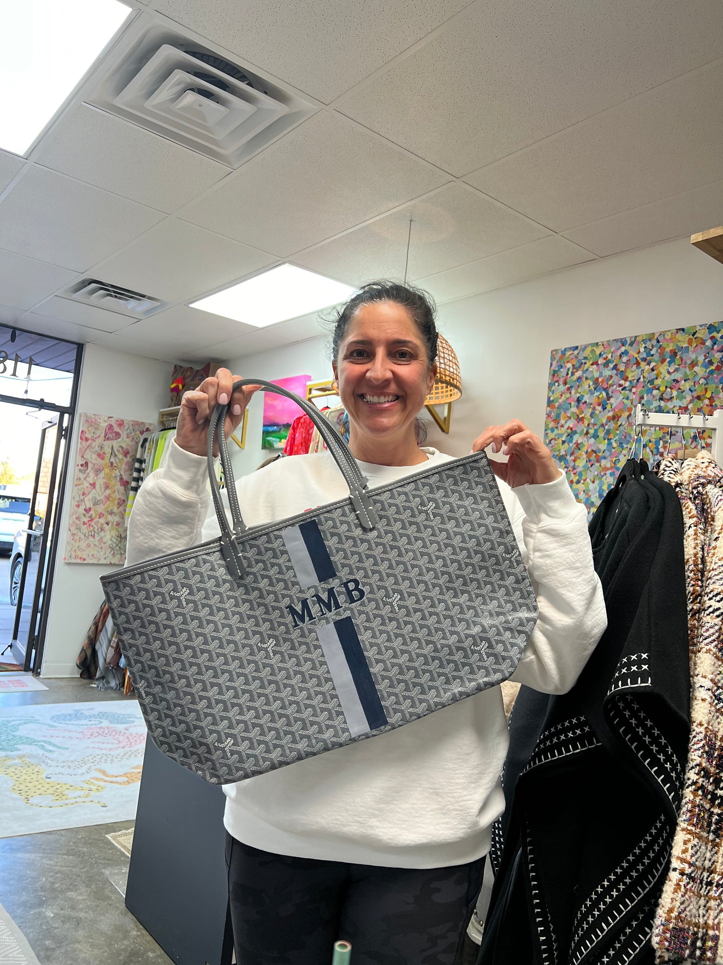 Bag: Two Stripes; Monogram Not Included: Gift Certificate