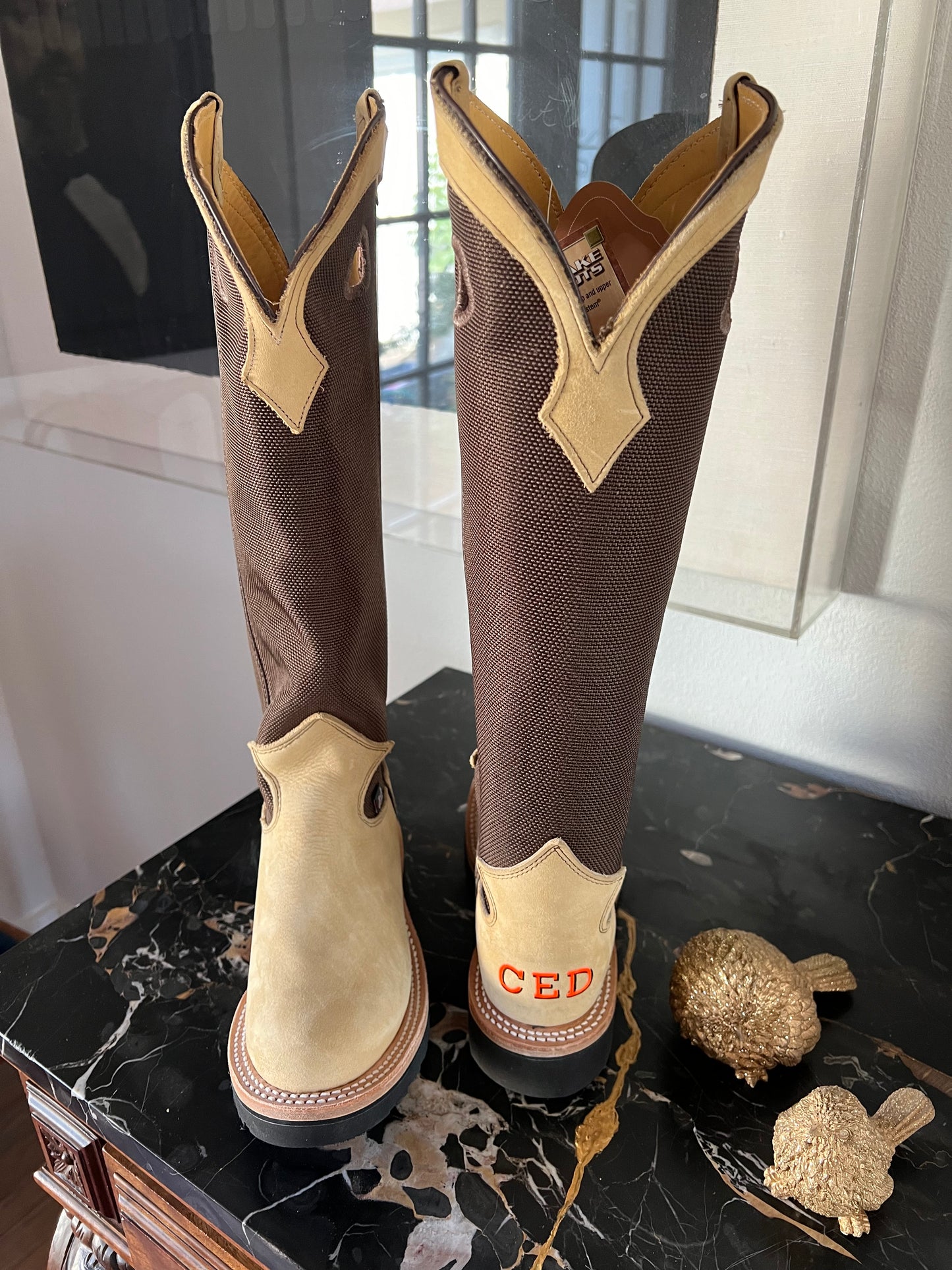 Boots: 2-3 Monogrammed Boot Heels Gift Certificate