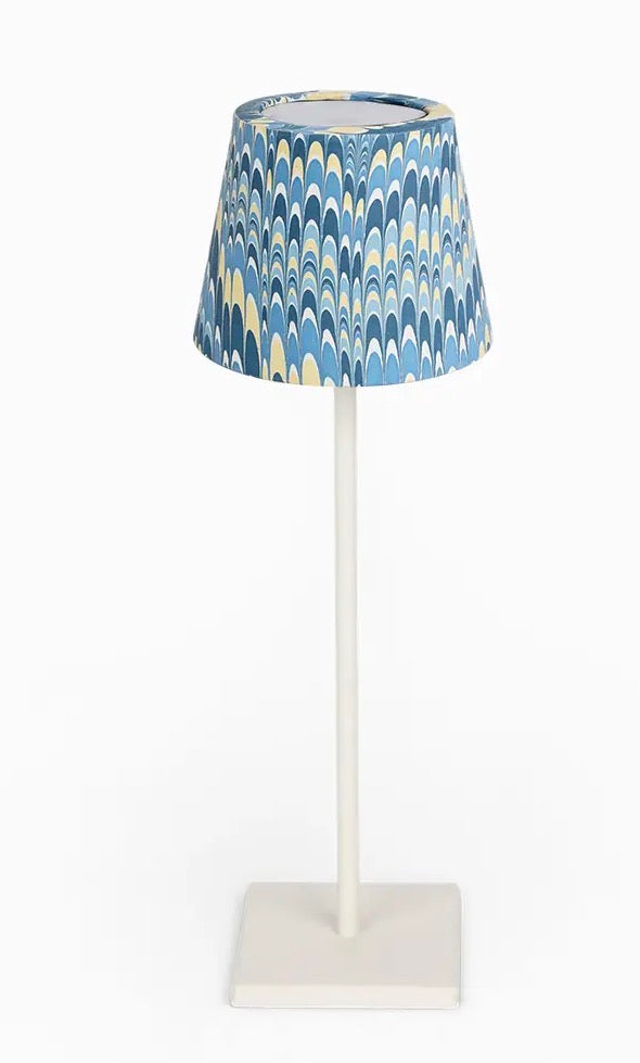 Lampshade Cover-Mountain Blue Yellow