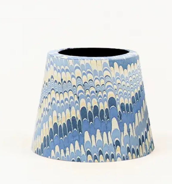 Lampshade Cover-Mountain Blue Yellow